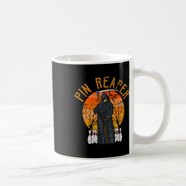 Caneca De Café Presentes engraçados de boliche da morte engraçada (Direita)