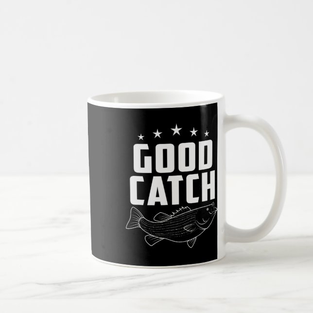 Caneca De Café Presentes Engraçados de Pesca Boa Captura  (Direita)