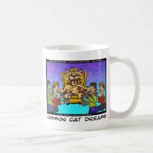 Caneca De Café Presentes Engraçados de Sonhos de Gatos Comuns Cam