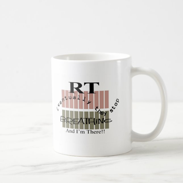Caneca De Café Presentes engraçados do terapeuta respiratório (Direita)