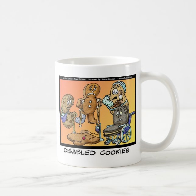 Caneca De Café Presentes Engraçados e Colecionáveis com Cookies D (Direita)