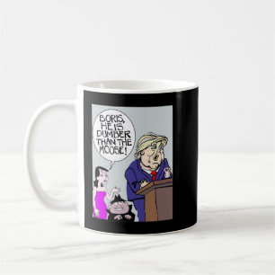 Caneca De Café Presentes Engraçados Para Donald Boris E Natasha.