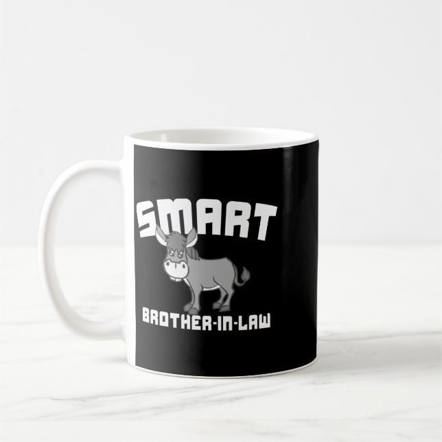 Caneca De Café Presentes Engraçados para Irmão da Lei Inteligente (Esquerda)