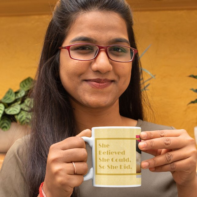 Caneca De Café Presentes Inspirativos de Fotografias Personalizad (Custom Photo Inspirational Gifts for Women)