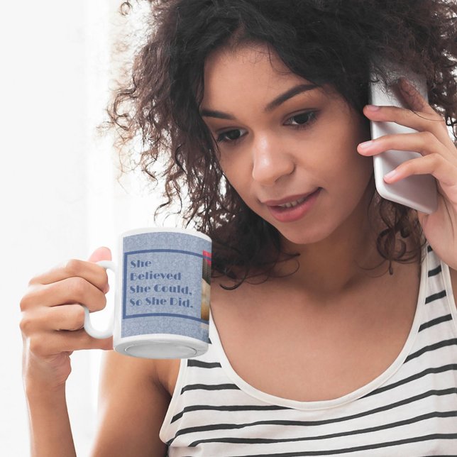 Caneca De Café Presentes Inspirativos personalizados para mulhere (Custom Photo Inspirational Gifts for Women)