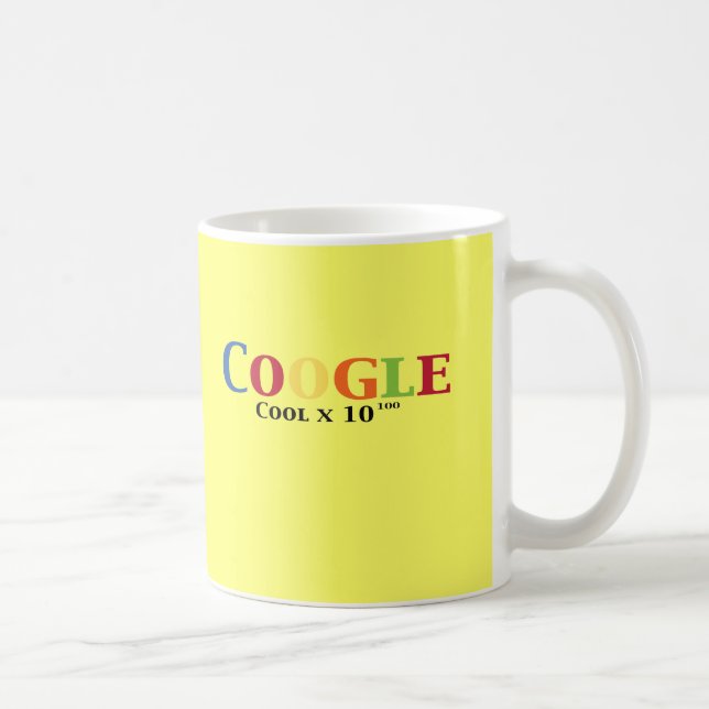 Caneca De Café Presentes   legal de Coogle x 10^100 (Direita)
