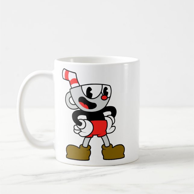 Caneca De Café Presentes Legal no Jogo de Vídeo Cuphead com Multi (Esquerda)