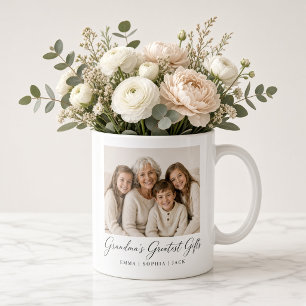 Caneca De Café Presentes Mais Queridos da Vovó Personalizados Net