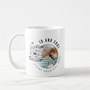 Caneca De Café Presentes Minimalistas Modernos de Aniversário par