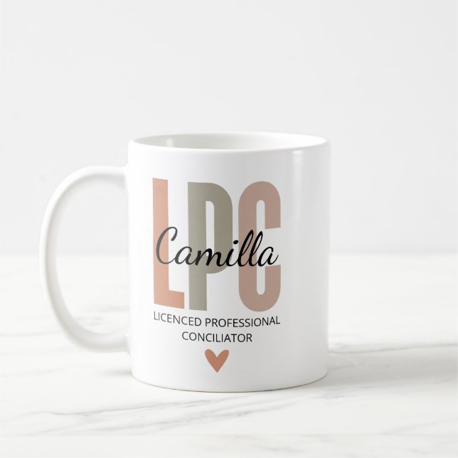Caneca De Café Presentes para Conselheiro Profissional Licenciado (Esquerda)