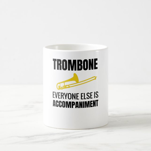 Caneca De Café Presentes Para Jogador De Trombone| Trombone tromb (Centro)