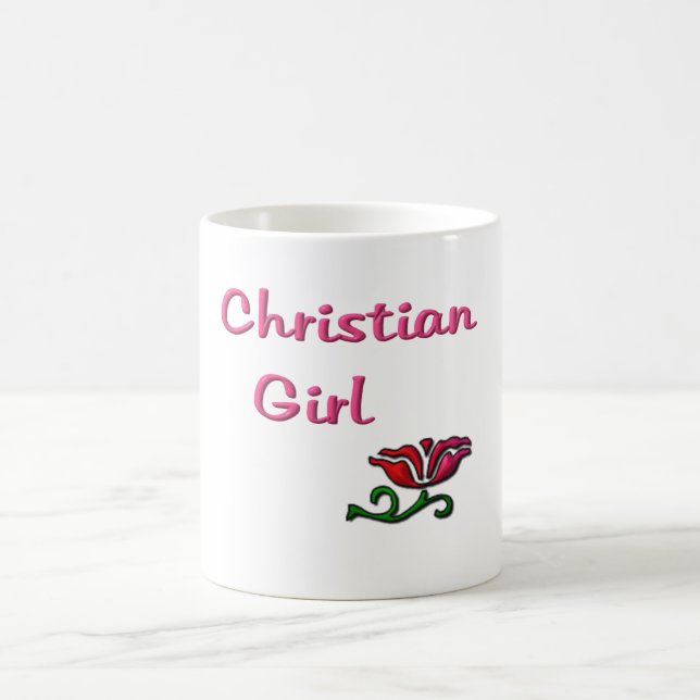 Caneca De Café Presentes para meninas cristãs (Centro)