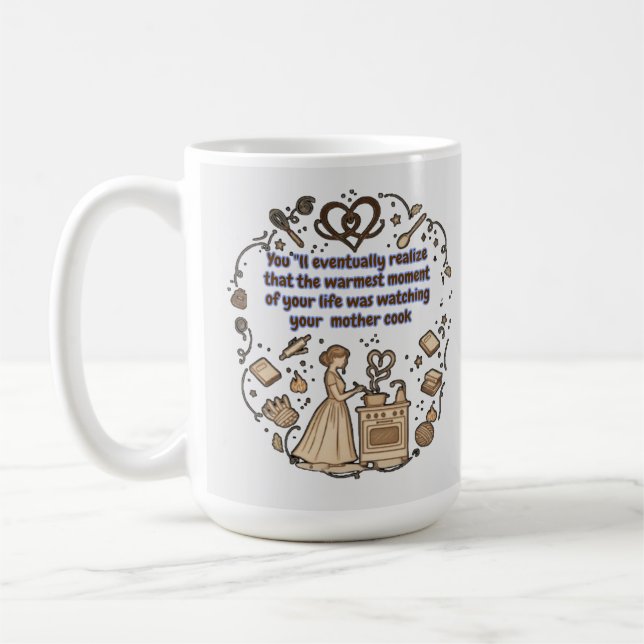 Caneca De Café presentes para o dia das mães (Esquerda)