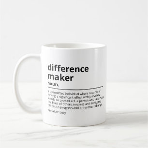 Caneca De Café Presentes para quem faz a diferença - Presente de 