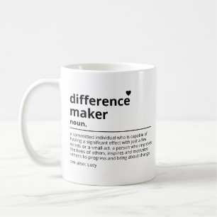 Caneca De Café Presentes para quem faz a diferença - Presente de 