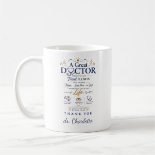 Caneca De Café Presentes Personalizados de Agradecimento ao Médic