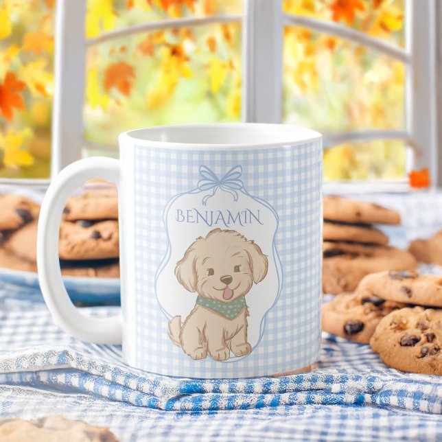 Caneca De Café Presentes personalizados de Snips, Snails e Rabos  (Snips, Snails, and Puppy Dog Tails boys party gifts personalized name Coffee Mug dog lovers gifts)