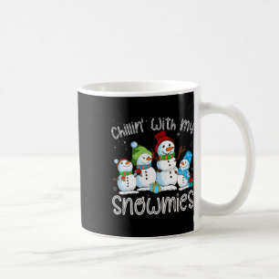 Caneca De Café Presépio de Natal Relaxando Com Meus Amigos do Bon