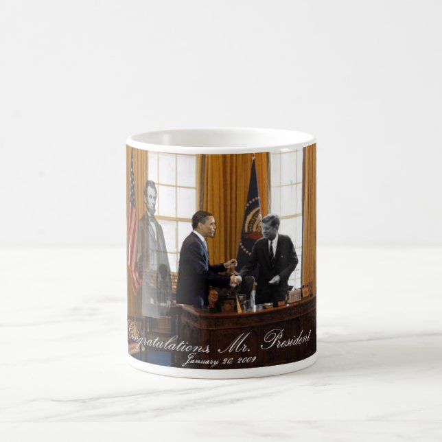 Caneca De Café Presidente Barack Obama (Centro)