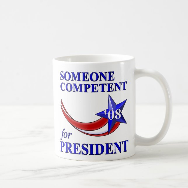 Caneca De Café Presidente competente (Direita)