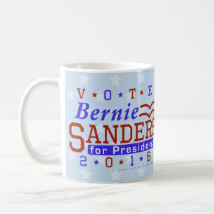 Caneca De Café Presidente das máquinas de lixar de Bernie eleiç