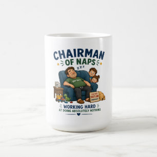 Caneca De Café Presidente‑das‑Sonecas Design Humor Aconchegante