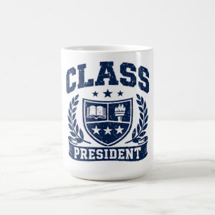 Caneca De Café Presidente de Turma – Orgulho de Líder Estudantil