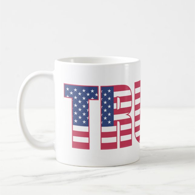 Caneca De Café Presidente Donald J. Trump (Esquerda)