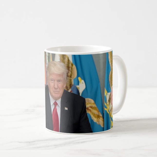 Caneca De Café Presidente Donald Trump (Frente Esquerda)