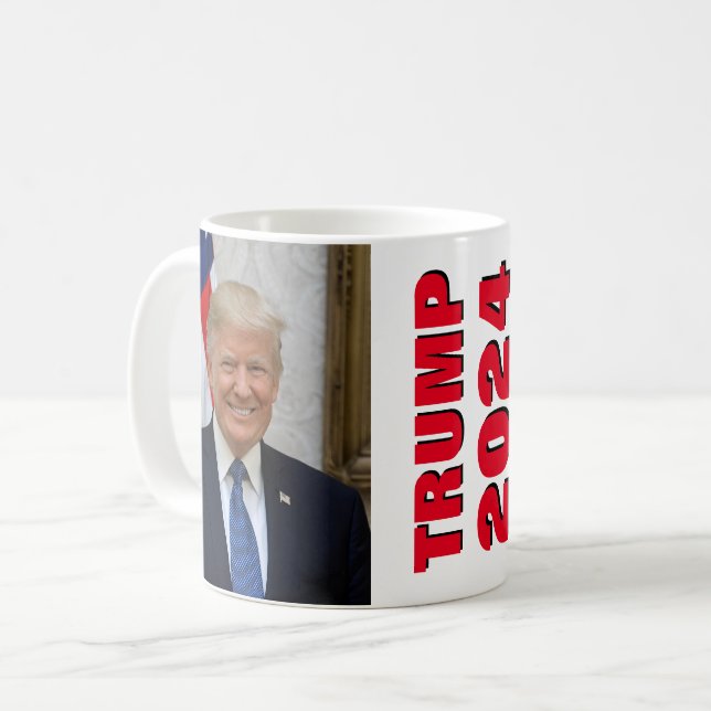 Caneca De Café Presidente Donald Trump (Frente Esquerda)