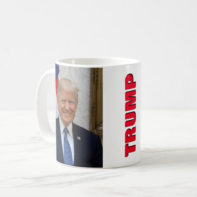 Caneca De Café Presidente Donald Trump (Frente Esquerda)
