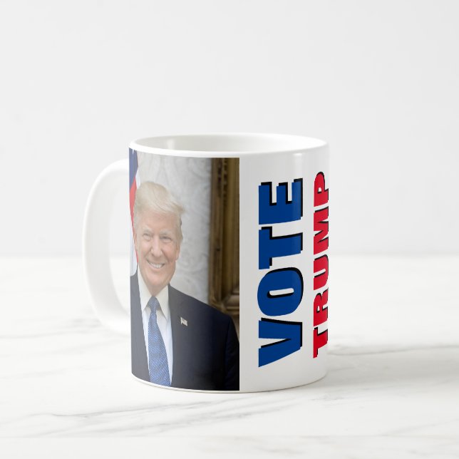 Caneca De Café Presidente Donald Trump (Frente Esquerda)