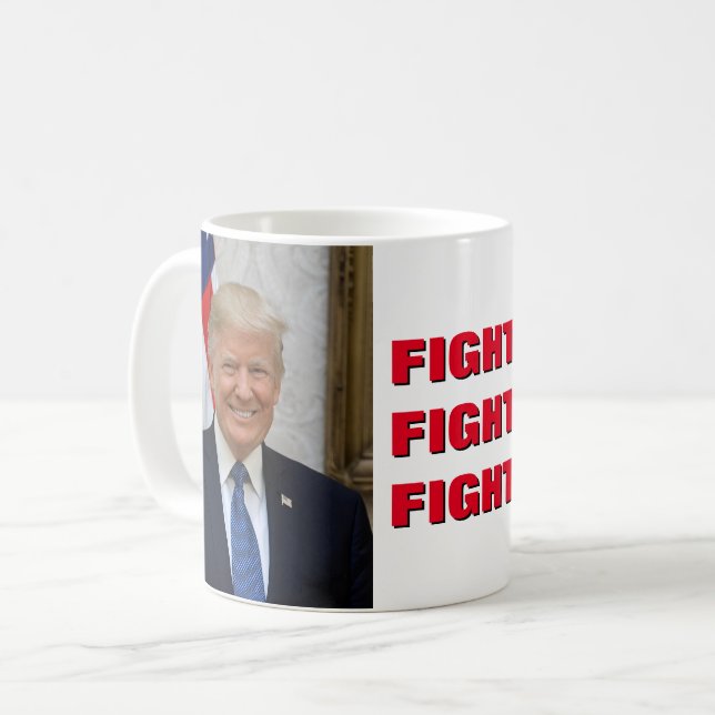 Caneca De Café Presidente Donald Trump (Frente Esquerda)