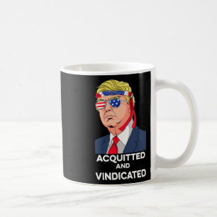 Caneca De Café Presidente Donald Trump Impeachment Absolvido E V