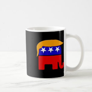 Caneca De Café Presidente Donald Trump Republicano Elephant Hair