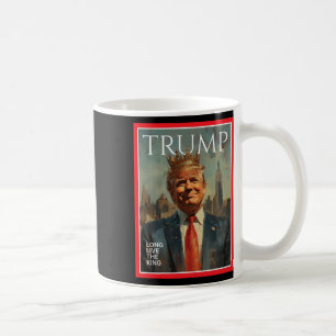 Caneca De Café Presidente Donald Trump Viva o Rei
