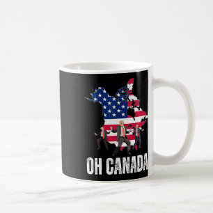 Caneca De Café Presidente Engraçado Donald Trump Oh Canadá Estado