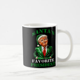 Caneca De Café Presidente Favorito do Papai Noel Engraçado Papai