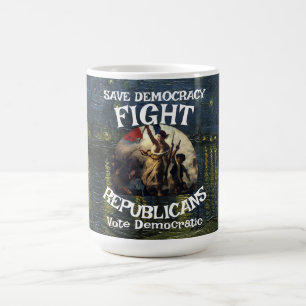 CANECA DE CAFÉ PRESIDENTE FEMA FBI FG JON OSSOFF PARTIDO DEMOCRAT