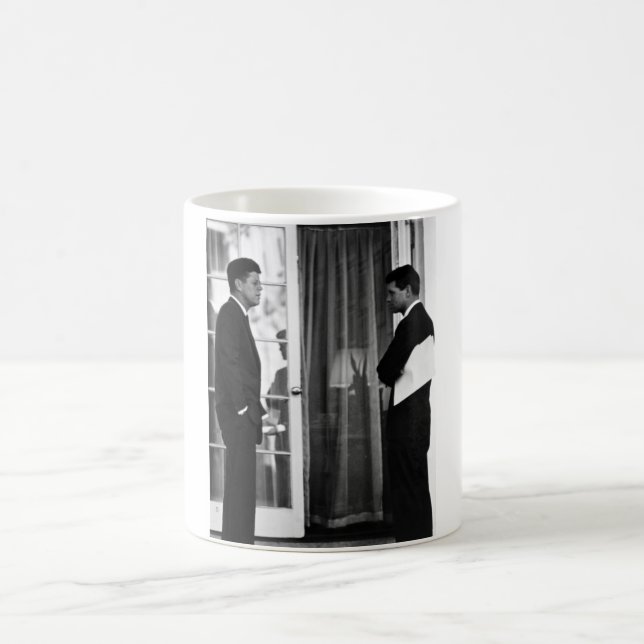 Caneca De Café Presidente John Kennedy e Robert Kennedy (Centro)