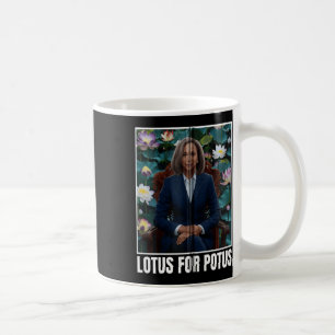 Caneca De Café Presidente Kamala Harris Retrait Lotus Para Potus