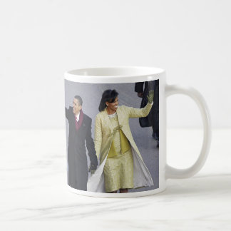 Caneca De Café Presidente Obama PASSEIO na avenida de PENSILVÂNIA