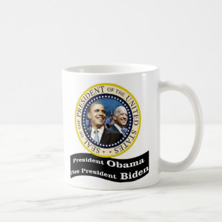 Caneca De Café Presidente Obama vice-presidente Biden