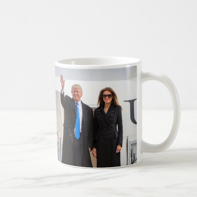 Caneca De Café Presidente & primeira senhora Trunfo (Direita)