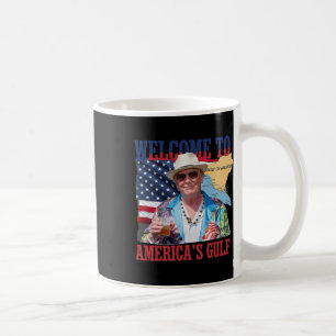 Caneca De Café Presidente Trump Bem-vindo ao Golfo México da Amér