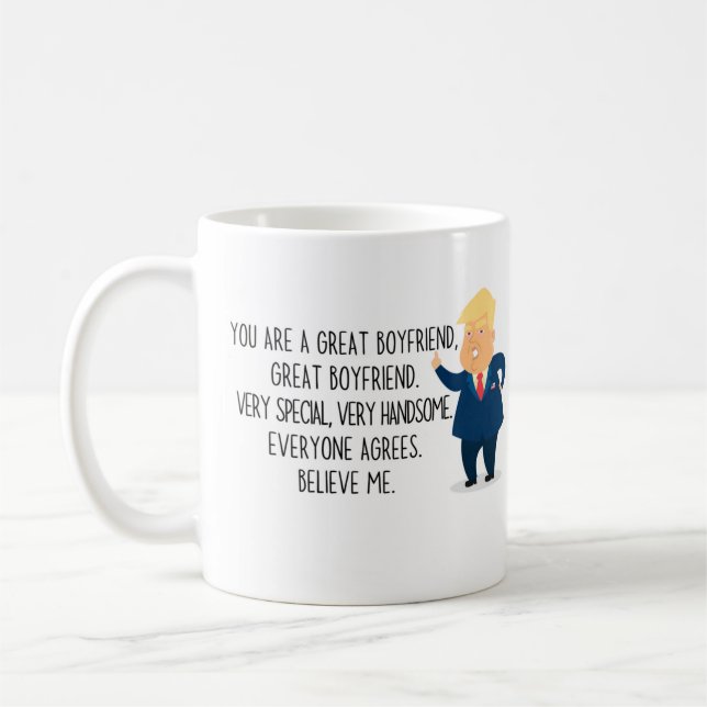 Caneca De Café Presidente Trump Namorados Mugs (Esquerda)