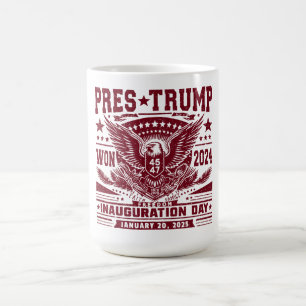 Caneca De Café Presidente Trump Venceu 2024