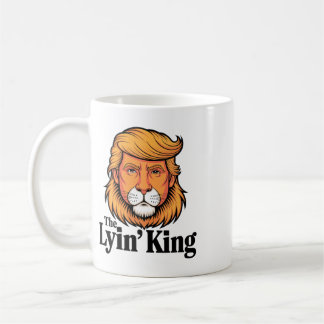 Caneca De Café Presidente Trump Zombando do Mentiroso Rei
