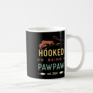 Caneca De Café Preso a Ser Um Pawpaw Est 2024 Primeiro Avô
