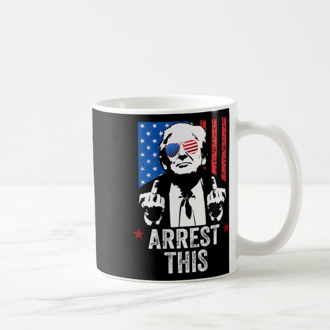 Caneca De Café Pressionar Isto ( Na Parte Traseira ) (Direita)